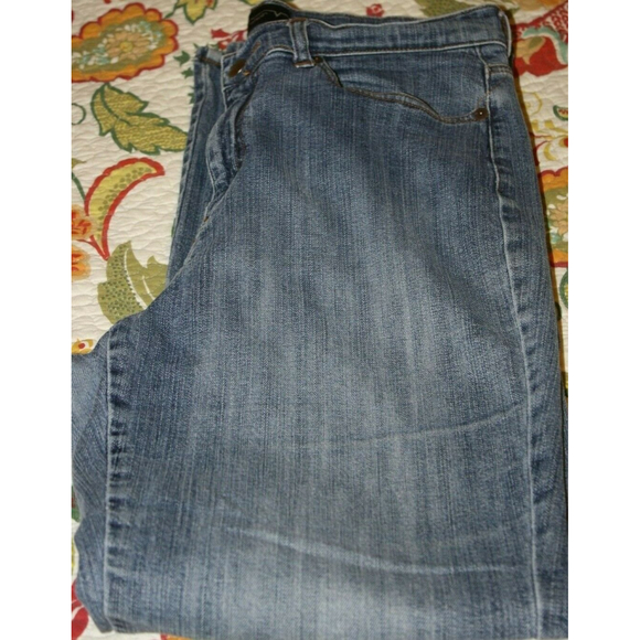 WOMEN'S VENEZIA DENIM JEANS SZ 14 STONE WASHED BLUE GUC LADIES - Picture 3 of 5